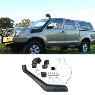Imagem de Kit de snorkel de carro mangueira de admissão de ar compatível com HlLUX Vigo dianteiro snorkel desert admissão duto acessórios para carro