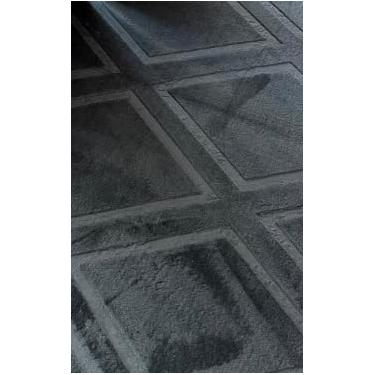 Imagem de Tapete Peludo Antiderrapante Passadeira 2 Metros Quarto Sala(Cinza Geometrico)