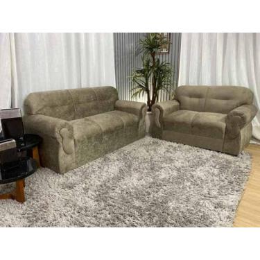 Imagem de Sofá 2 e 3 Lugares Marrom Cappuccino 630 Viena - Alpoim