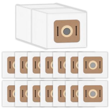 Imagem de (Pacote com 15) Sacos de pó de substituição VACBP6 compatíveis com aspirador de pó Atrix Ergo de 8 litros, peça de substituição VACBP1, VACBP6, VACBP36V, VACBPAI, kit de acessórios, sacos de vasilha