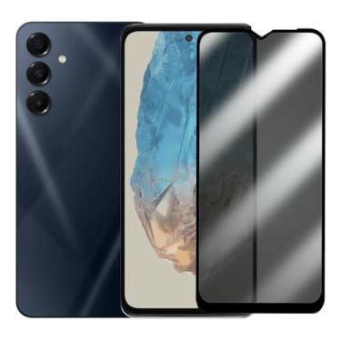 Imagem de Película de Vidro 3D Privacidade Anti Spy para Samsung Galaxy M35, 6.6 Polegadas, Vidro Temperado 9H