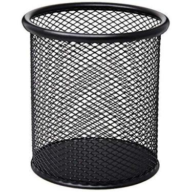 Imagem de Acessorio Para Mesa Aramado Porta Lapis Redondo Pt - KIT