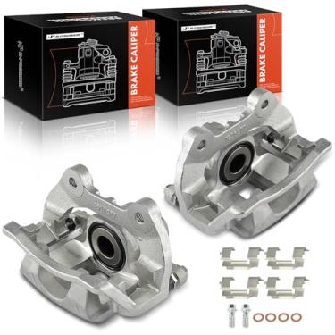 Imagem de A-Premium Conjunto de pinça de freio a disco com suporte compatível com modelos selecionados GMC, Buick, Saturn, Chevy e Cadillac - Acadia (Limitado), Enclave, Outlook, Traverse, XTS - Motorista