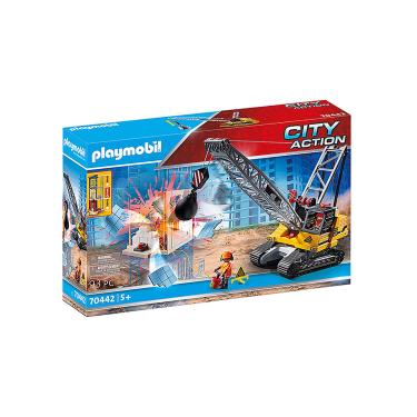 Imagem de Playmobil - Guindaste De Demolição - City Action - 70442