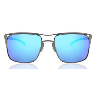 Imagem de Óculos de Sol Oakley Polarizado Holbrook Ti 0OO6048 604804 Tam 57 / Chumbo Fosco - Lentes Prizm Sapphire Polar