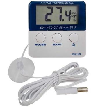 Imagem de Termômetro Alarme Vacinas, Freezer E Geladeira Ins-1322 - Metrins