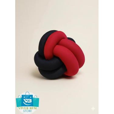 Imagem de Almofada macia no escandinavo nozinho luxo - Viver Bem Estar, Preto e 