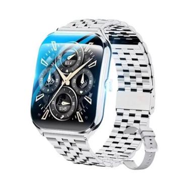 Imagem de Smartwatch Masculino Com Tela AMOLED De 1.96", Chamada via BT, Monitor