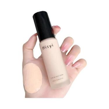 Imagem de Base Líquida Facial Transparente - Cobertura Natural, Sem Craquelar, A