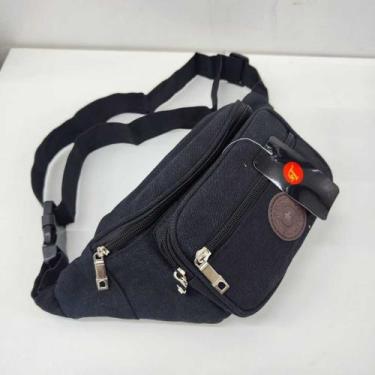 Imagem de Pochete Esportiva Unissex Com Bolso - NoBrand, Azul