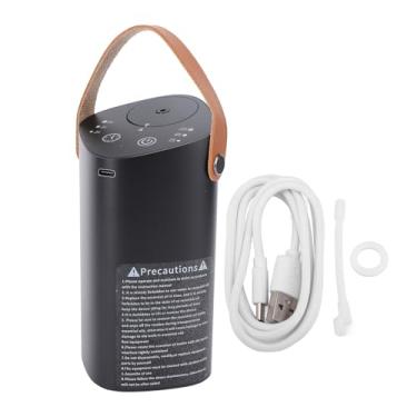 Imagem de Máquina portátil sem água da aromaterapia do difusor do óleo essencial do carro com temporizador para o quarto escritório liga de alumínio construir 69x69x130mm