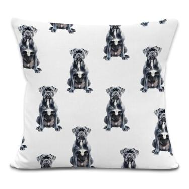 Imagem de Yorhifa Capas de almofada Cane Corso para cães 45,7 x 45,7 cm, presentes decorativos para donos de cães, presentes de cane corso, para mulheres, homens, capas de almofada para sofá, decoração de