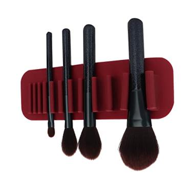 Imagem de Zerodis Suporte de Pincel de Maquiagem Montado na Parede Saúde Beleza Produtos de Maquiagem Ferramentas e Acessórios Organizador de Ferramentas e Acessórios Com 11 Furos para Pincéis Ideal para