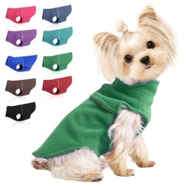 Imagem de Roupas para cães, colete de lã PinkTie, suéter para cães pequenos