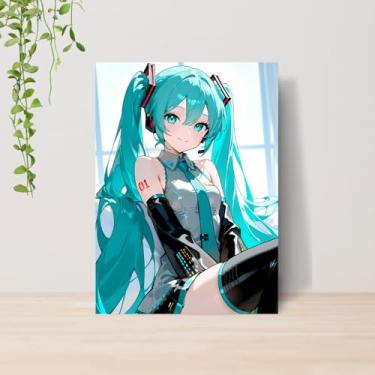 Imagem de Genérico, Quadro Miku Vocaloid A4 | Placa MDF 011