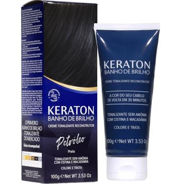 Imagem de Keraton Tonalizante Banho de brilho 100g Petróleo Preto