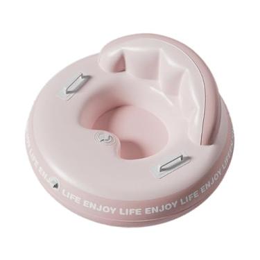 Imagem de Aymzbd Pneu Inflável para Neve com Alças – Brinquedo de Inverno para Esportes E Atividades Ao Ar Livre, Rosa