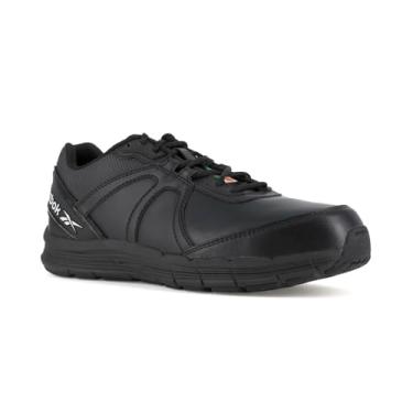Imagem de Reebok Tênis feminino de couro preto Oxfords Guide Cross-Trainer ST, Preto, 6.5 Wide