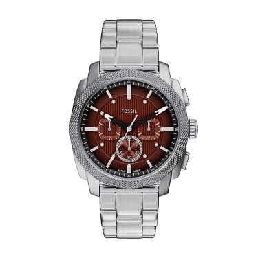 Imagem de Relógio Fossil Masculino Machine Prata - Fs6144/1mn