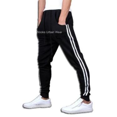 Imagem de Calça De Moletom Masculina Saruel Skinny Sport Luxo-Masculino