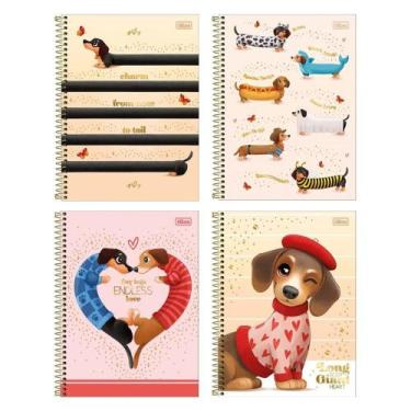 Imagem de Caderno Espiral Tilibra Universitário Brownie Dog - Capa Dura 1 Matéri