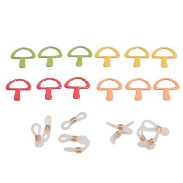 Imagem de aqxreight Rolhas de Agulha de tricô Conjunto de Marcadores de Ponto Kit Artesanato Suprimentos de crochê Acessórios de Costura 12 Peças Cogumelo Superfície de Longa Duração Rolhas de Agulha de tricô Marcadores de pontoTricô (12 unidades de cogumelo)