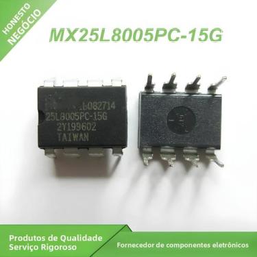 Imagem de Flash Memory Chip, BIOS, Frete Grátis, MX25L8005PC, DIP-8, 8MBit, 1MB,