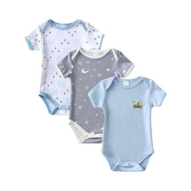 Imagem de Conjunto De Macacão De Verão Para Bebê Menina E Menino 3 Peças Roupas 