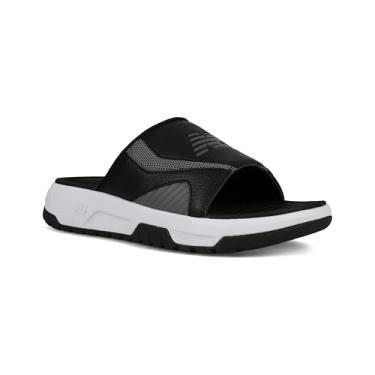 Imagem de New Balance Sandália infantil unissex, Preto/Castlerock/Wht, 2 Big Kid