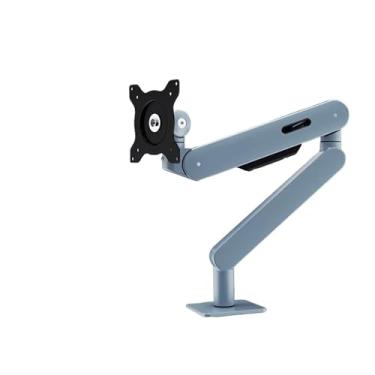 Imagem de BEGWVDJTP Suporte de mesa de braço de monitor 43.2 cm - 86.4 cm Peso até 19.8 lbs (9 kg) Suporte de tela ajustável rotação de 360° (azul)