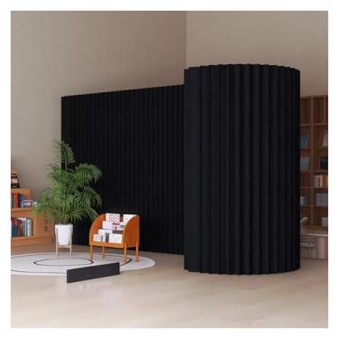 Imagem de Room divider Divisor de sala de papel móvel deformável, tela de partição de privacidade, decoração de casamento de salão de beleza de escritório(300X220X36CM)