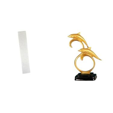 Imagem de Whtkoph Abajur de Chão Moderno em Formato de Golfinho para Sala de Estar, Ornamento de Mesa Colecionável Realista para Decoração de Casa E Muito Mais.