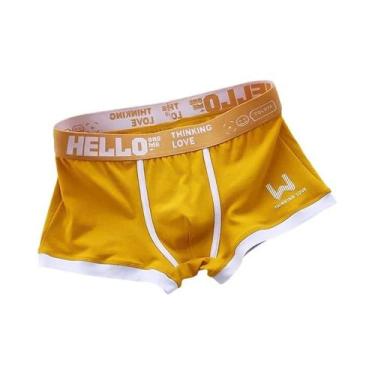 Imagem de Shorts Boxer De Algodão Masculino, 3 Cores, L Xl 2xl 3xl, Roupa Íntima