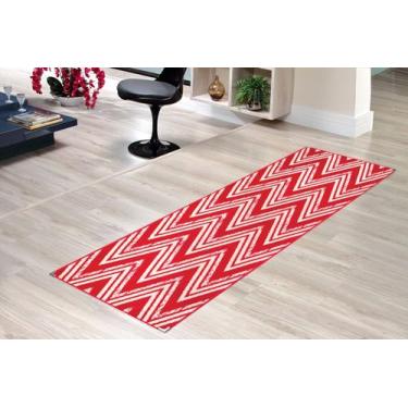 Imagem de Tapete passadeira andino 0,66 x 1,80 sem pelo antiderrapante corredor 