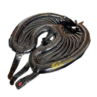 Imagem de Mobile Salon - Lavatório inflável portátil para lavar e cortar cabelo em casa e na cama sem cadeira de salão (unidade única descartável)