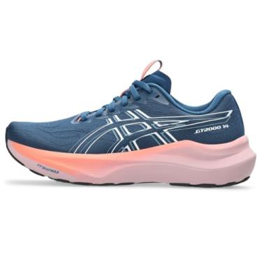 Imagem de ASICS Tênis de corrida feminino GT-2000 14, Azul crepúsculo/branco, 34