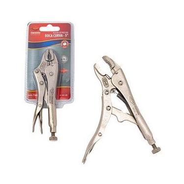 Imagem de Alicate Pressao Boca Curva 5 Corneta Snel Ferramentas - Meu Conforto L