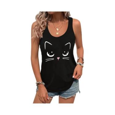 Imagem de Camiseta Feminina De Verão Sem Mangas Com Estampa De Apanhador De Sonh