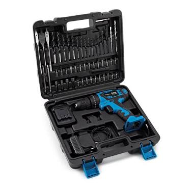 Imagem de Parafusadeira Furadeira De Impacto Profissional Max Pro Bateria 12V EP