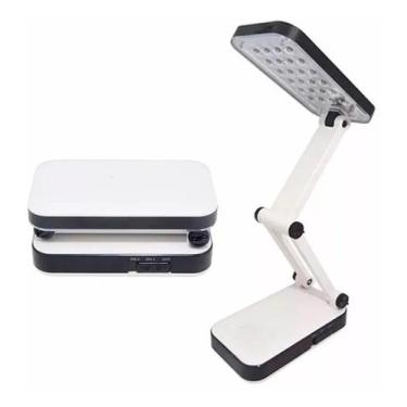 Imagem de Luminária Mesa Portátil Abajur Recarregável 24 Leds Altomex