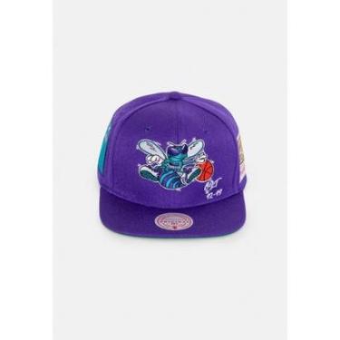Imagem de Boné Mitchell & Ness NBA Snapback Hardwood Classics Charlotte Hornets Masculino-Masculino