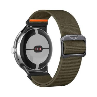 Imagem de Pulseira Esportiva De Nylon 45mm Para Google Pixel Watch 3 41mm Acessó