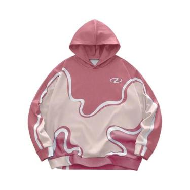 Imagem de Moletom Masculino Casual Com Capuz Estampa 3D Macia Primavera Outono 2