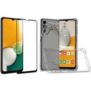 Imagem de Película Vidro em 3D + Capinha Transparente Samsung Galaxy A14 Anti Im