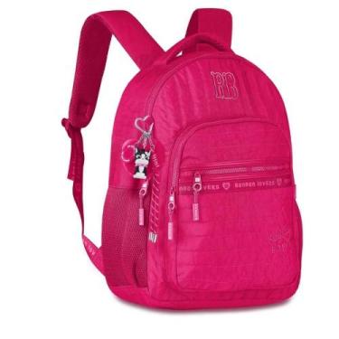 Imagem de Mochila Rebecca Bonbon Alças Costas Escolar Notebook Rb - - Clio, Rosa