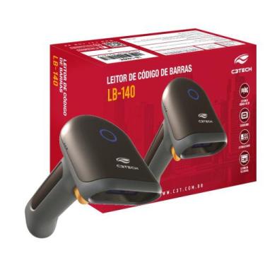 Imagem de Leitor de Código de Barras 1D/2D USB LB-140BK C3Tech, Ler QR Code, Bol