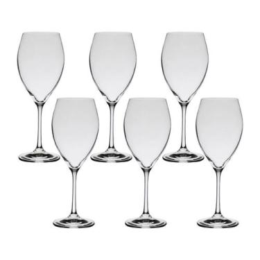 Imagem de Taça De Cristal Bohemia Para Vinho 490 ml Sophia 6 Peças - Bohemia Cry