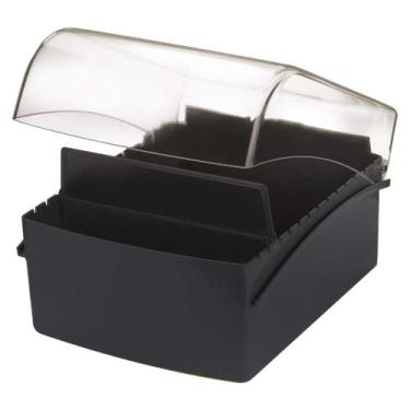 Imagem de Fichário de Mesa Waleu Acrílico 4''x6'' Preto