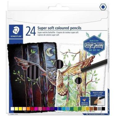 Imagem de Lapis De Cor Staedtler 24 Cores Super Soft Design Journey