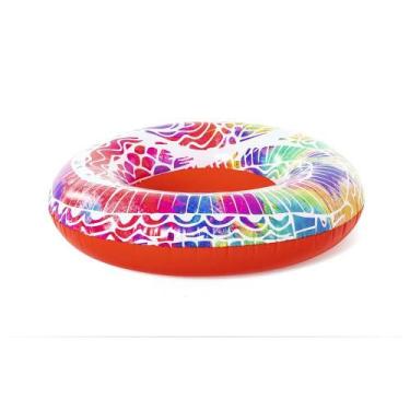 Imagem de Boia Circular Summer Swirl 91cm com Alça Bestway - Item Sortido, Unica